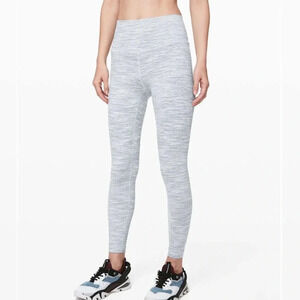 Lululemon Wunder Under High-Rise Tight 25" *Luxtreme Leggings Pants White 4